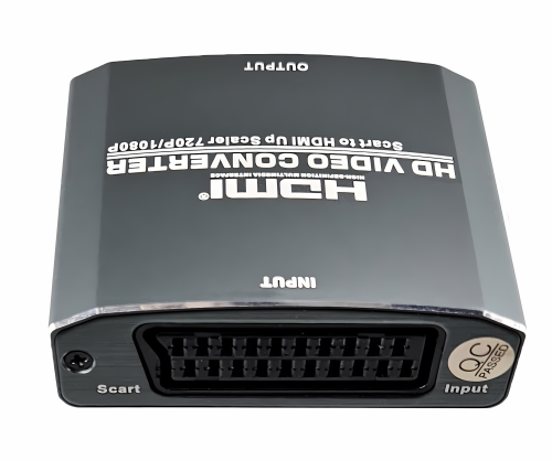 Scart-HDMI adapter, analoog video ja audio HDMI-le kuni 1080p@60Hz