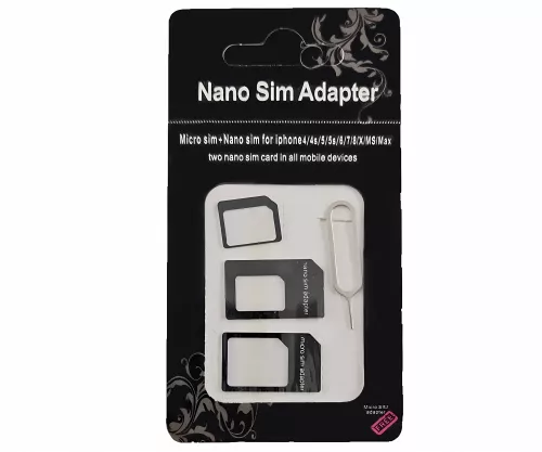 Sada adaptérů pro SIM karty 4 v 1 Sada adaptérů pro SIM karty 4 v 1