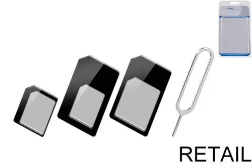 Sada adaptérů pro SIM karty 4 v 1 Sada adaptérů pro SIM karty 4 v 1