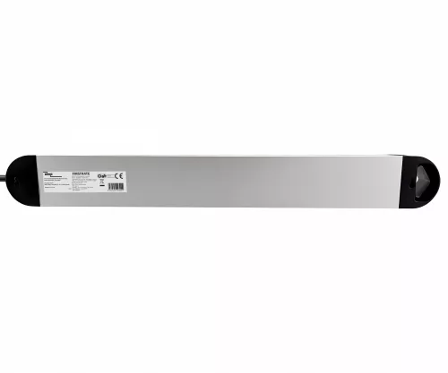 Multiple socket outlet with overvoltage protection, 6-way aluminium, 1.40 m cable