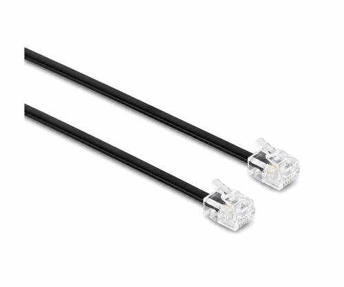 DINIC Modularanschlusskabel, AWG 28, RJ11-Stecker (6P4C) auf RJ11-Stecker (6P4C), Länge 3,00m, DINIC Box