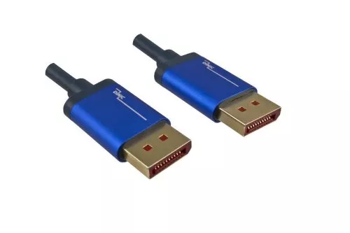Premium DisplayPort 1.4 Kabel, 2x DP Stecker, 32.4Gbps, 4K@120Hz, 8K@60Hz, 3D, HDR, schwarz, 3,00m, DINIC Blister