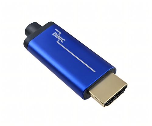 Kabel Premium Displayport 1.4 s HDMI, 4K@60Hz, 3D, HDR, 1x DP za 1x HDMI, škatla DINIC z evro luknjo, 1 m