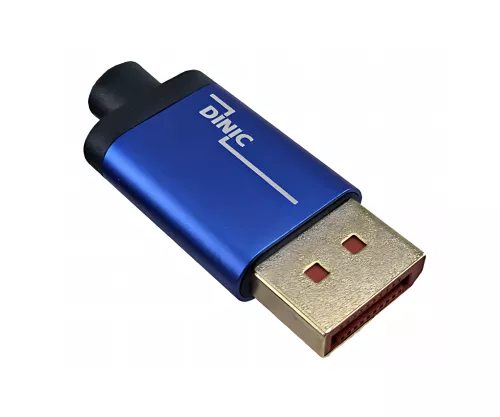 Premium Displayport 1.4 auf HDMI Kabel, 4K@60Hz, 3D, HDR, 1x DP auf 1x HDMI Stecker, DINIC Bix mit Euroloch, 2m