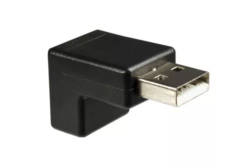 USB Adapter A Stecker auf A Buchse 90° nach UNTEN gewinkelt