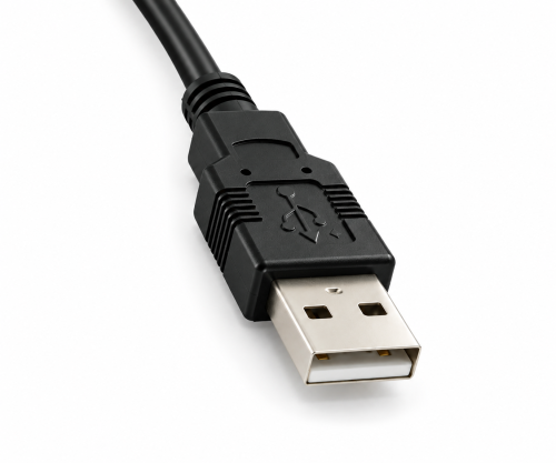 Câble de montage USB 2.0, fiche A vers prise A, 30 cm, prise A à visser, 2 vis incluses, espacement de 26 mm