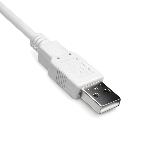 USB 2.0 Verlängerung A St. auf A Bu., UL 2725, 28 AWG/2C, 26 AWG/2C, grau, DINIC Polybag, Länge 3,00m