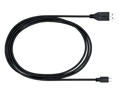 Micro USB cable A plug to micro B plug, black, DINIC polybag, 2.00m