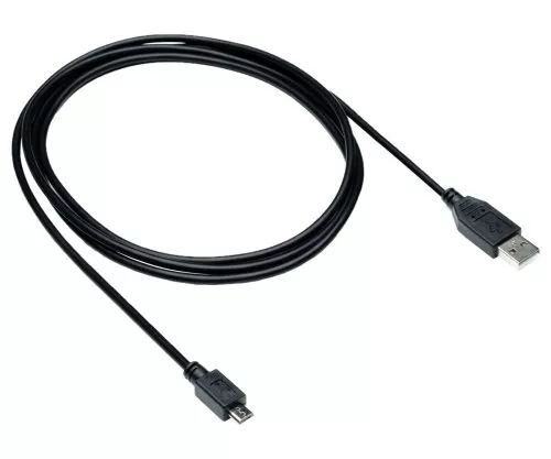 Micro USB Kabel A Stecker auf micro B Stecker, schwarz, 0,50m, DINIC Polybag