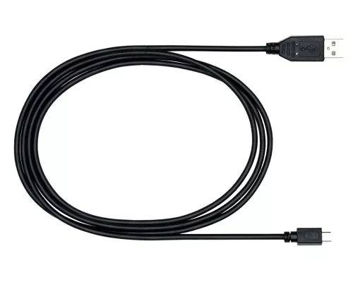 DINIC USB Cable micro B male to USB A male, black, 2,00m