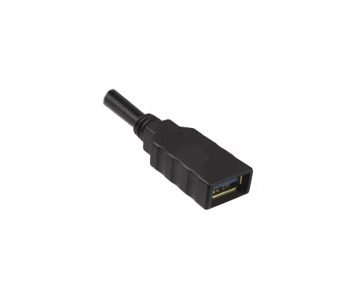 Prodlužovací kabel USB 3.0, zástrčka A do zásuvky A, pozlacené kontakty, černý, 2,00 m, polybag DINIC