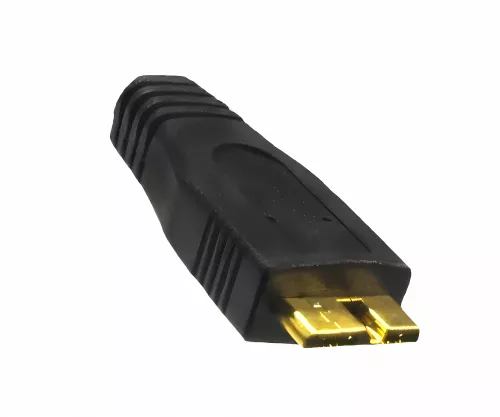 DINIC USB 3.0 Kabel A Stecker auf micro B Stecker, 3P AWG 28/1P AWG 24, vergoldete Kontakte, Länge 1,00m, schwarz, DINIC Box