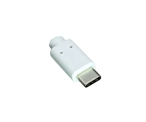 USB-C Adapter Typ C auf 3.0 A Buchse, OTG-fähig, weiß, 0,20m, DINIC Box