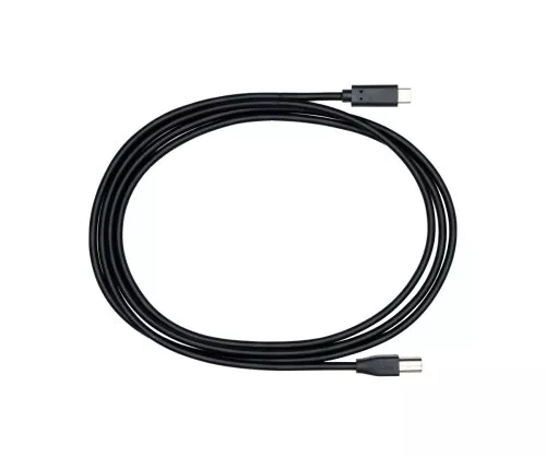 USB Cable Type C male to USB 2.0 Type B male, black, 0,50m
