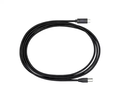 Kabel USB typ C na konektor USB 2.0 B, černý, krabička DINIC s eurootvorem, 1,00 m