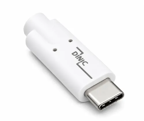 USB 3.2 кабел за пренос на данни и зареждане, тип C-C щепсел, поддържа 100W (20V/5A) зареждане, бял, DINIC кутия с евроотвор, 2 м