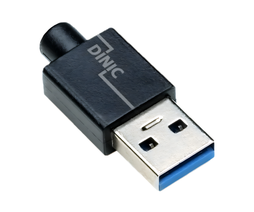 USB 3.1 cable type C - 3.0 A data and charging cable, 5Gbps, 3A charging, black, DINIC polybag, 1m