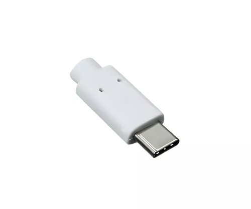USB 3.1 Kabel Typ C - 3.0 A Daten u. Ladekabel, 5Gbps, 3A charging, weiß, DINIC Polybag, 1m