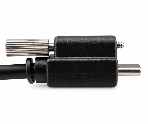 Καλώδιο USB 3.1 τύπου C+κλείδωμα - Καλώδιο USB 3.0 A, USB C-A με μηχανισμό κλειδώματος στο βύσμα τύπου C, μαύρο, 2m