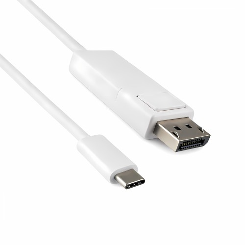Cabo USB 3.1 tipo C macho para DisplayPort macho, 4K*2K@60Hz, branco, blister DINIC, 2 m