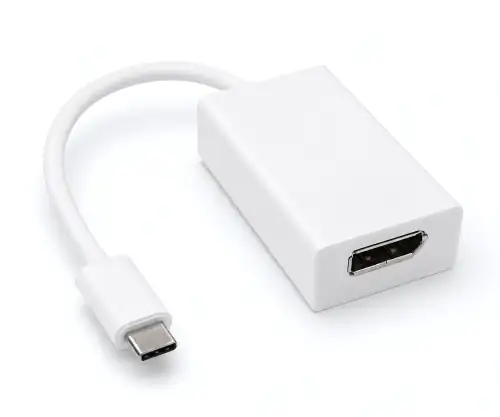 DINIC USB-C / DisplayPort-adapter V2, USB 3.1 Gen.2 Type-C-stekker naar DP-aansluiting, 4K@60Hz, wit
