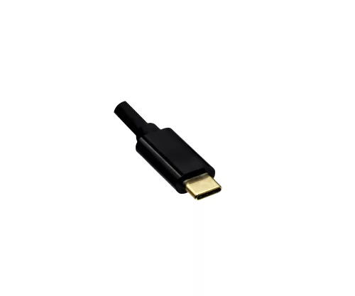 USB 3.1 cable type C plug to HDMI, 4K2K@60Hz, HDCP, HDR, DP-ALT, black, 2.00m, DINIC box with Euro hole