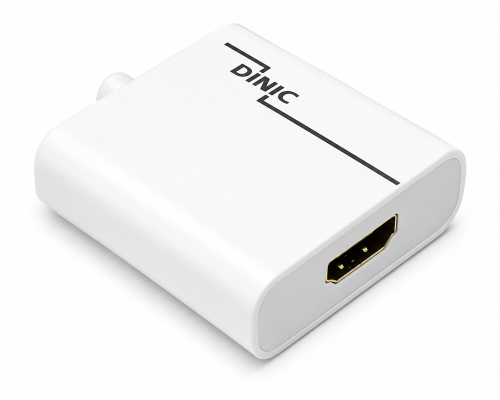 Adaptador de conector USB tipo C a toma HDMI, 4K*2K@60Hz, HDR, blanco, DINIC polybag