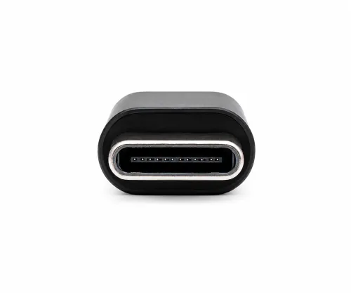 Адаптер, USB C щепсел към micro USB гнездо, алуминий, космическо сиво