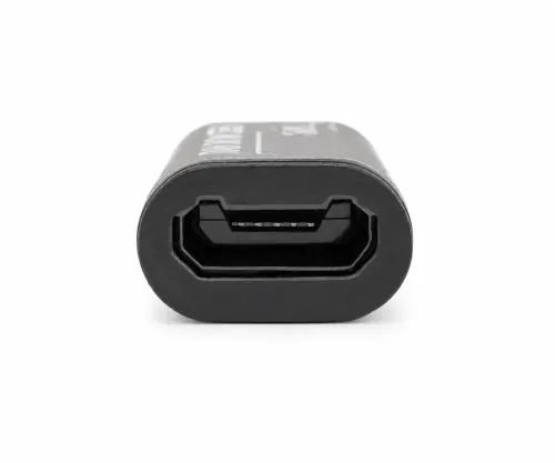 Адаптер, USB C щепсел към micro USB гнездо, алуминий, космическо сиво, DINIC кутия с евроотвор