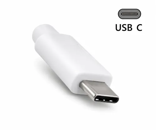 USB 3.1 кабел тип C - USB 3.0 micro B щепсел, бял, DINIC кутия с евроотвор, 1,00 м