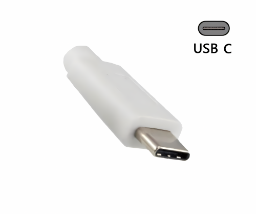 Kábel USB 3.1 typ C - zástrčka USB 3.0 micro B, biely, škatuľa DINIC s eurootvorom, 1,00 m