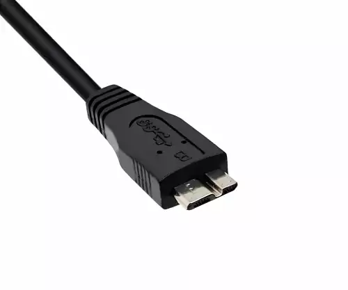 Cavo USB C a USB 3.0 micro B, nero, 2 m DINIC Polybag