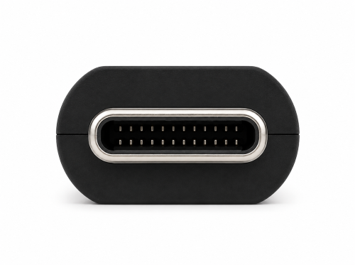 DINIC USB tipo C a C cable de carga, 2x USB tipo C enchufe, 60W, 3A, OD: 3,5 mm, negro, DINIC polybag, 1m