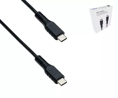 30x Cavo di ricarica da USB C a C, misto bianco e nero, con display da banco DINIC, 1,50 m