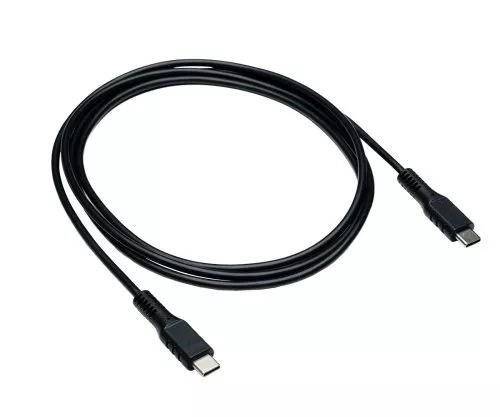 Cabo de carregamento USB tipo C para C, preto, caixa, 1,5 m 2x ficha USB tipo C, 60W, 3A, caixa DINIC