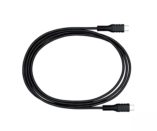 DINIC USB type C to C charging cable, 2x USB type C plug, 60W, 3A, OD: 4.5mm, black, DINIC polybag, 3m