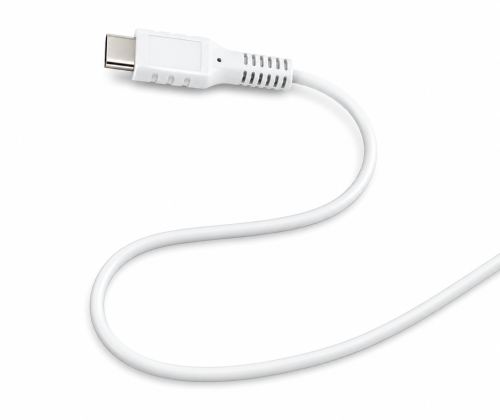 DINIC USB tüüp C-C laadimiskaabel, 2x USB tüüp C pistik, 60W, 3A, OD: 3.5mm, valge, DINIC karbis euroava, 1.5m.
