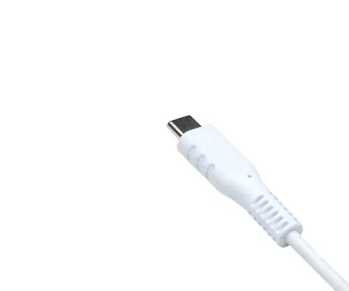 USB Type C to C charging cable, white, 1.5m 2x USB Type C plug, 60W, 3A, DINIC Box