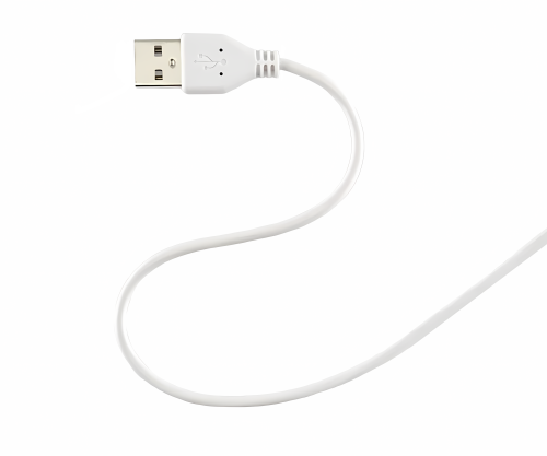 DINIC USB type C to A charging cable, type C to A plug, 5V, 3A, white, DINIC promotional box, 1.5m