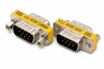Adapter DB9 Stecker auf DB9 Stecker, Gender Changer