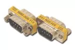 Adapter DB9 Stecker auf DB9 Stecker, Gender Changer