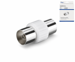 Dubbele IEC-contactdoos voor antennekabel, antennecontactdoos naar antennecontactdoos, DINIC-doos met Euro-gat
