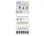 Smartphone/Tablet Charging USB Netzt., USBC/A und USBC/C Ladekabel, DINIC Acryldisplay