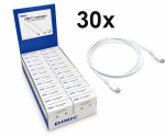 30x USB C auf C Ladekabel, weiß, im DINIC Thekendisplay, 1,50m