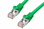 HQ Cat.6 patchkabel PiMF/S-FTP, LSZH, CU, AWG27, grön, DINIC-polybag, längd 1m