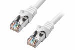 HQ Cat.6 patchkabel PiMF/S-FTP, LSZH, CU, AWG27, vit, DINIC-påse, längd 10m