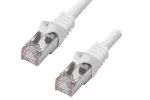 HQ Cat.6 patchkabel PiMF/S-FTP, 10m LSZH, CU, AWG27, hvid