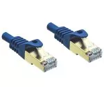 DINIC Cat.7 Premium Patch Cable, 10Gbit, LSZH, blue, 0,50m