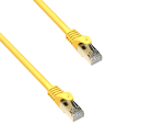 Cable de interconexión premium Cat.7, LSZH, 2 conectores RJ45, cobre, amarillo, 2,00 m