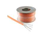 Cable de instalación Cat.7 certificado por GHMT, S/FTP, PiMF, 10GB, AWG 23, 1000 MHz, naranja, LSZH, longitud 100m